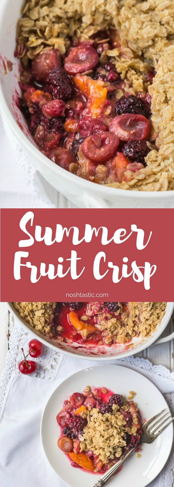 Gluten Free Fruit Crisp Noshtastic