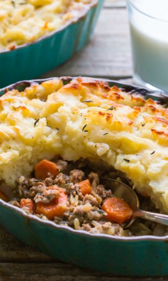 The BEST recipe for an Easy Shepherds Pie! Perfect comfort food for your family! | This recipe is Gluten Free and Dairy Free |
