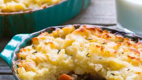 Shepherds Pie recipe in a bowl