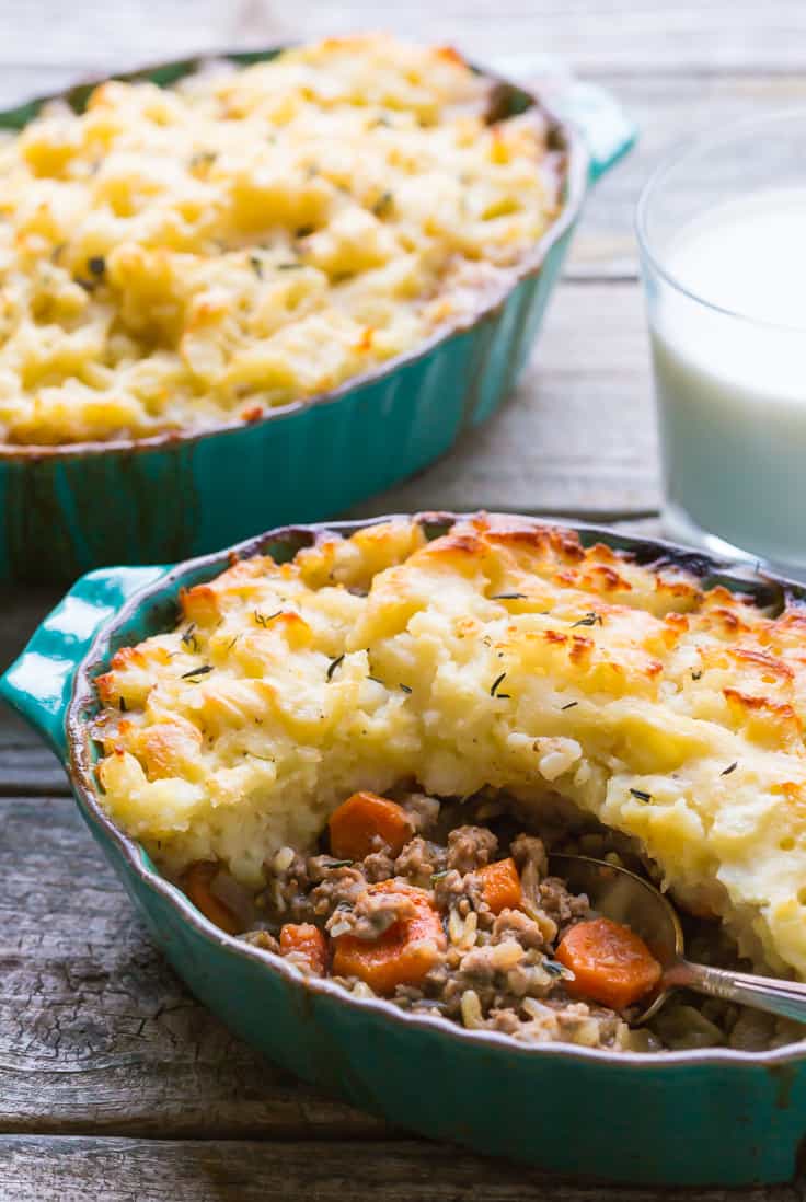 Shepherds Pie recipe in a bowl