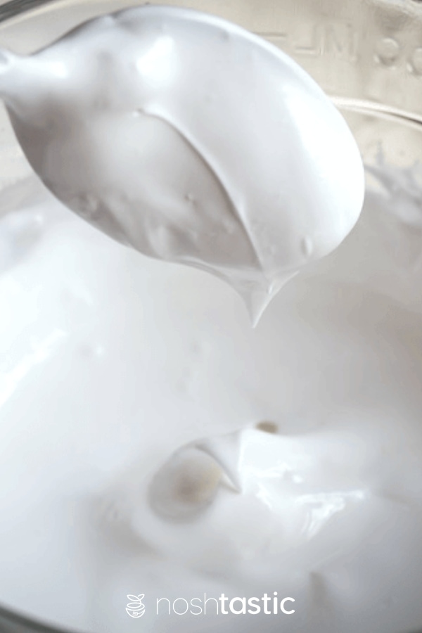 Royal icing in a bowl