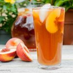 It's so simple and easy to make, Peach Iced Tea made with real peaches and only three ingredients!