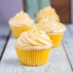 Easy Gluten Free Lemon Cupcakes, no mess, no fuss, all ingredients mixed in one bowl!