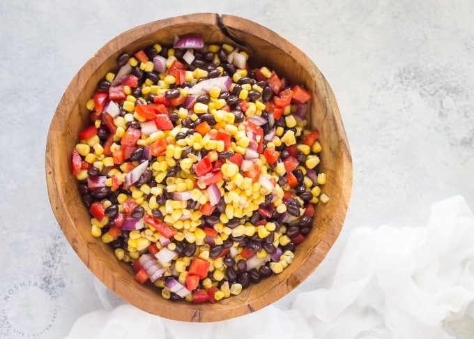 Corn and black bean salad recipe