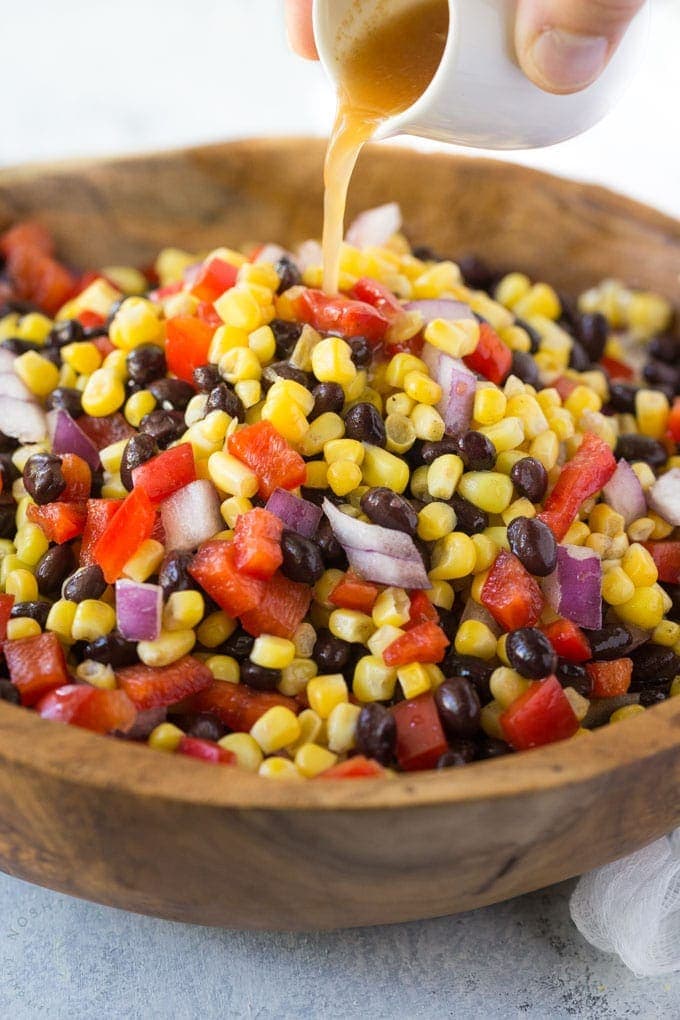 Corn and Black bean salad 