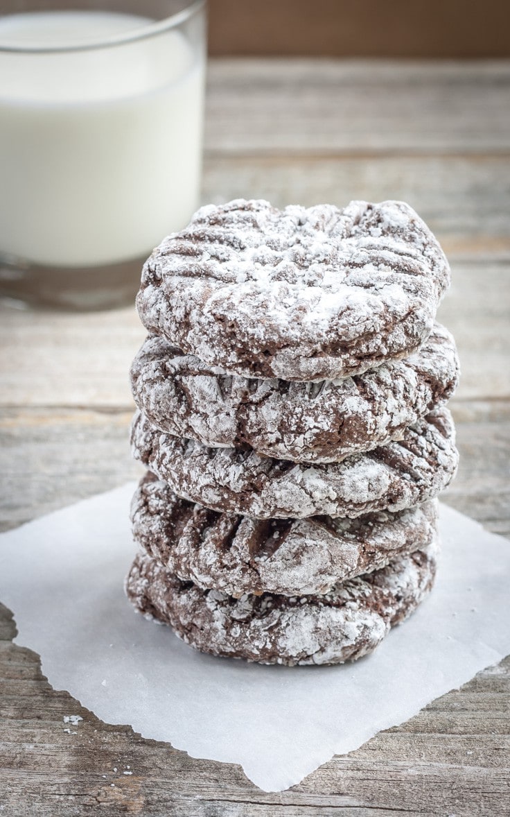 A delicious easy recipe for Gluten Free Brownie Cookies, you'll love them!