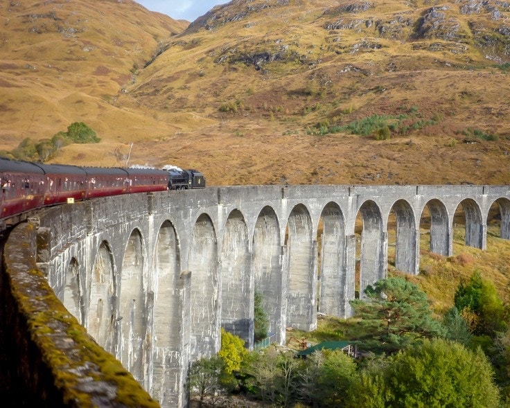 his is the REAL Hogwart's Express Train! Read about our trip on the Jacobite Steam Train, from Fort William to Mallaig on the West Coast of Scotland. 