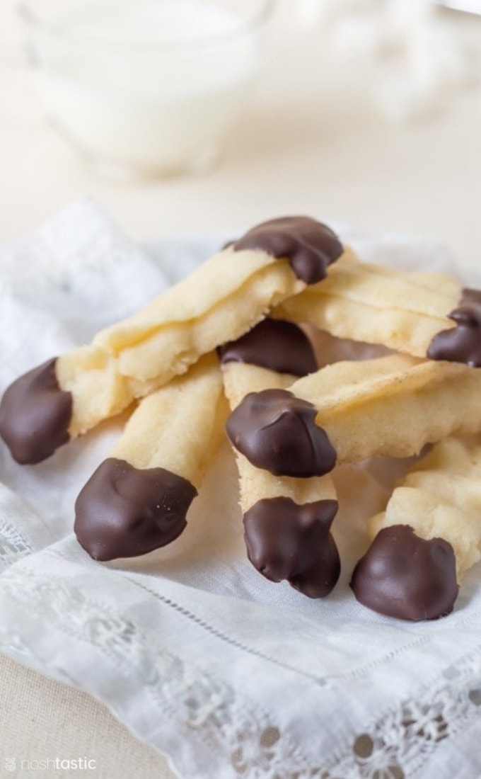 gluten free shortbread cookie recipe image