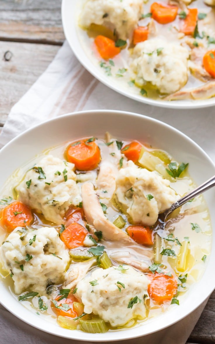 Best Ever Gluten Free Chicken and Dumplings!