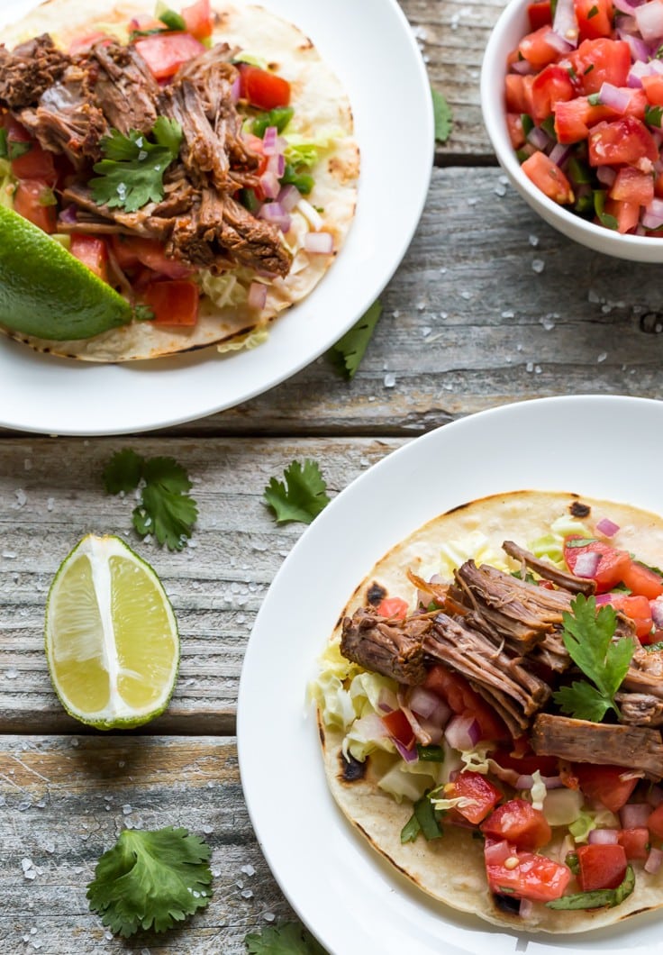 These are the BEST Gluten Free Pot Roast Tacos I've tried, SO delicious! If you've never made a pot roast before then this is the one for you - really!! 