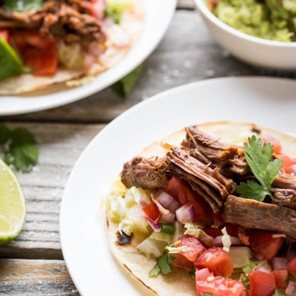 These are the BEST Gluten Free Pot Roast tacos I've tried, so delicious! If you've never made a pot roast before then this is the one for you - really!!