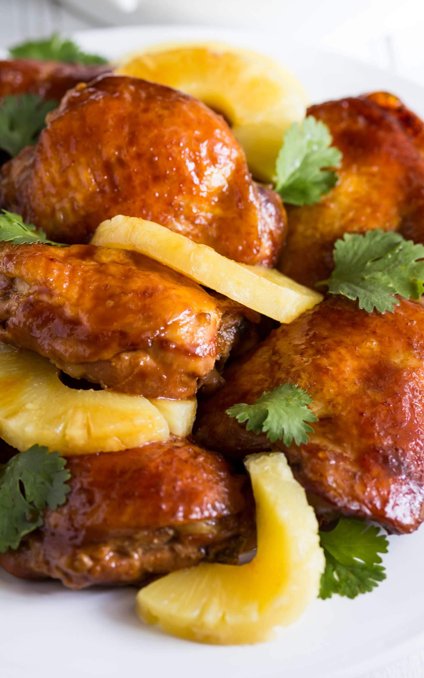 Baked Hawaiian Style Chicken Thighs