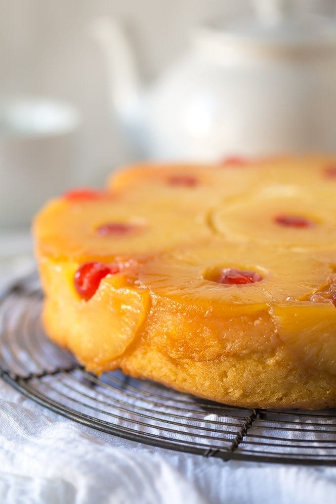 This is the only Gluten Free Pineapple Upside Down Cake recipe that you'll ever need, it's so easy to make and tastes delicious! Can be made dairy free too. 