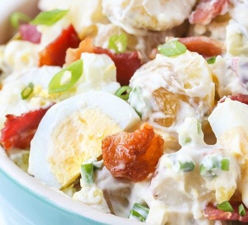 Potato Salad With Bacon And Egg Gluten Free Paleo Whole30 Option Potato Salad With Bacon And Egg Gluten Free Paleo Whole30 Option