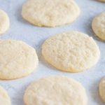 gluten free lemon cookies with a very easy recipe that can be made dairy free too, a lovely gluten free sugar cookie recipe #glutenfreecookie #glutenfreelemoncookie #noshtastic #glutenfreebaking #glutenfree