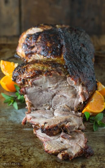 A deliciously tasty, healthy, Cuban Pork roast that is fall of the bone tender! Marinaded in a combination or warm spices, subtle herbs, lime and orange juice, this pork roast will melt in your mouth! It's Paleo, Whole30 and Gluten Free