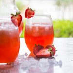 Make this Homemade Strawberry Lemonade in only FIVE minutes!! It's so good, you'll never want to go back to store bought! | gluten free, dairy free, vegan |