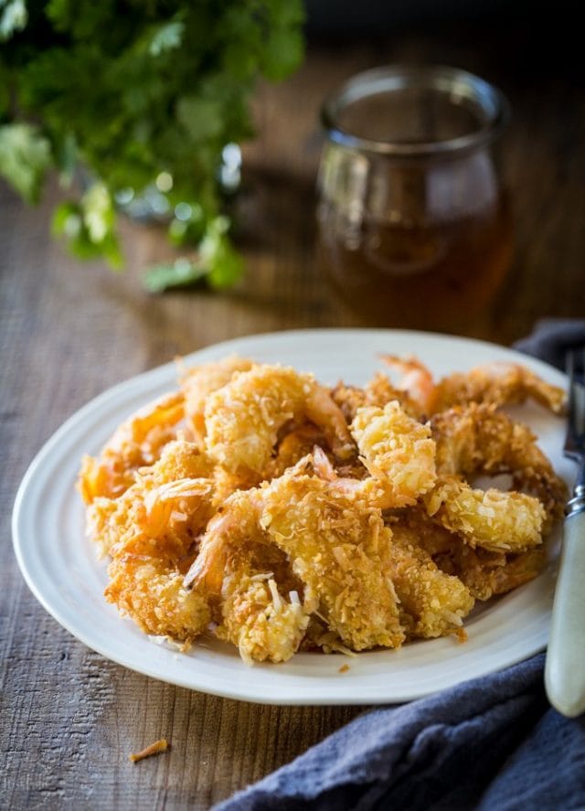 Truly Crispy Coconut Shrimp! - Noshtastic