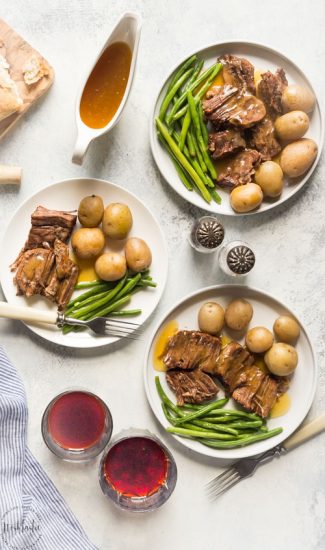 My Paleo Pot Roast is a firm family favorite and I think you'll love it too! I have instructions on how to cook it in the oven, slow cooker, and pressure cooker.