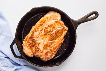 pot roast in a skillet