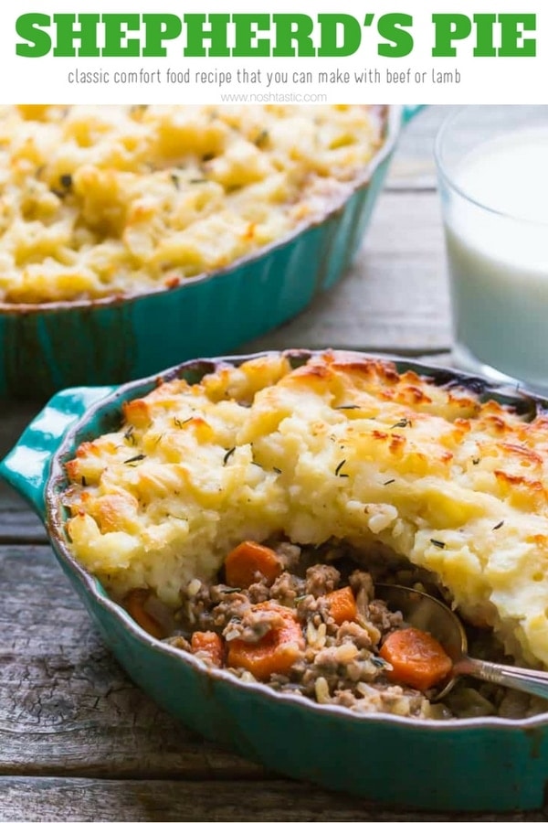 shepherds pie in a baking pan