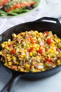 Corn Maque Choux is a classic cajun and southern side dish that's simple to make and packed with flavor, it's gluten free too!