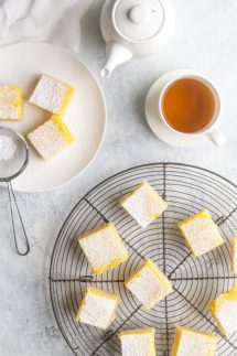 gluten free lemon bars recipe photo