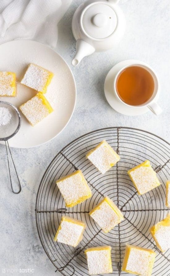 BEST Gluten Free Lemon Bars - Dairy Free Option!