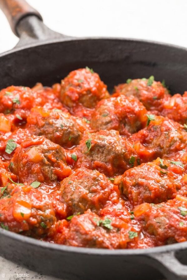 Easy Keto Meatballs (low carb, paleo, whole30)