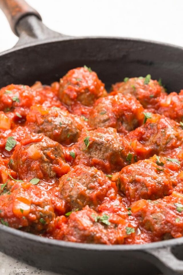 Easy Keto Meatballs (low carb, paleo, whole30)