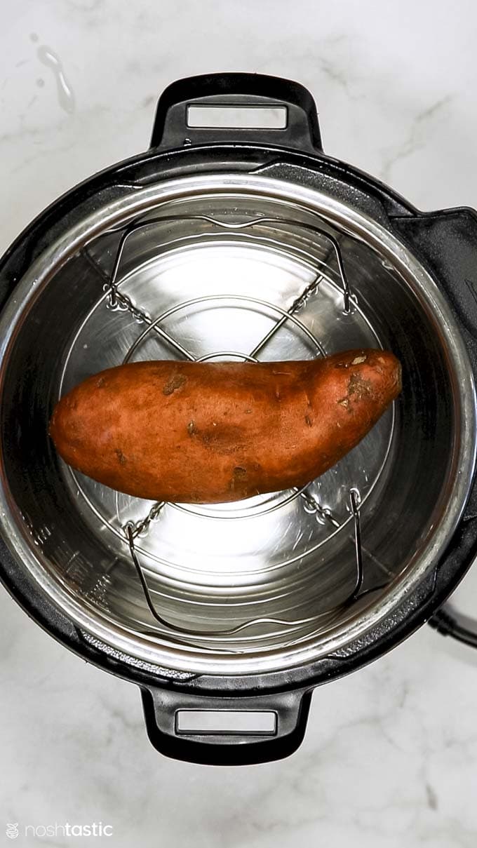 How to Make Instant Pot Sweet Potatoes Step 2