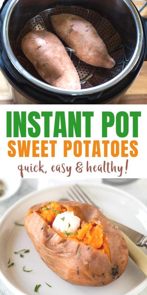 How To Cook Sweet Potatoes in an Instant Pot Pressure Cooker