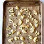 roasted cauliflower with lemon thyme and garlic recipe