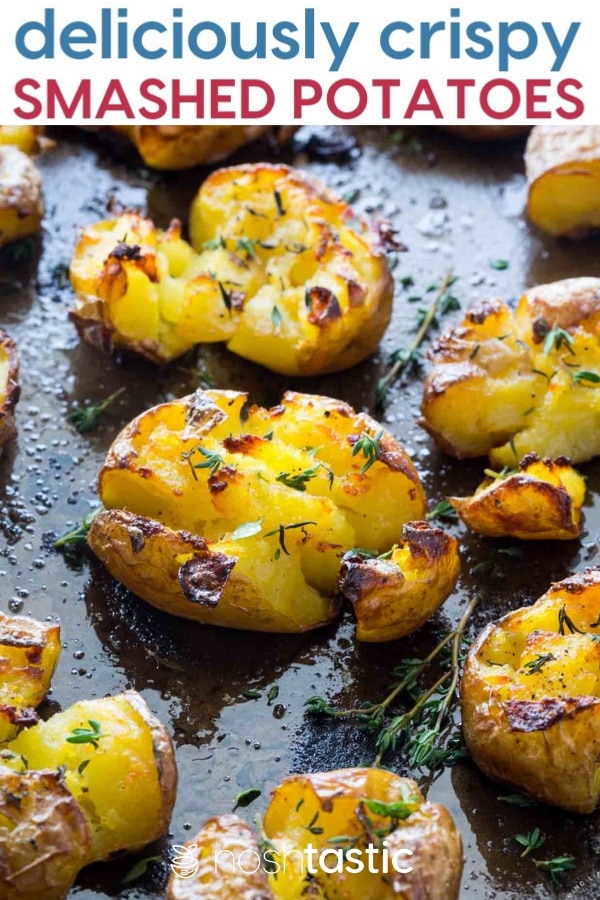 Crispy Smashed Potatoes - PlantYou