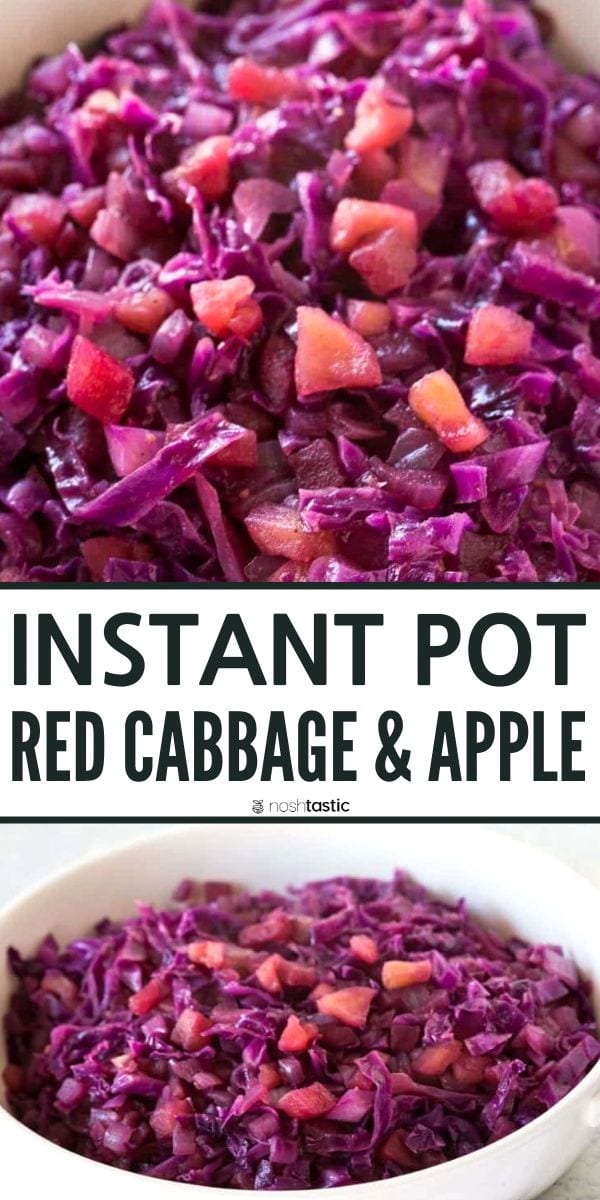 Pressure Cooker Red Cabbage And Apple – Noshtastic
