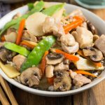 This Pressure Cooker Moo Goo Gai Pan is so easy to cook, you're whole family will love this Chinese takeout made at home! So easy to make in your Instant Pot or other Electric Pressure Cooker, it's gluten free too.