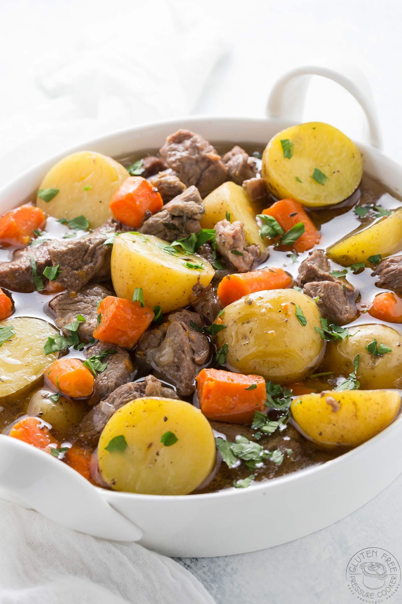 Pressure Cooker Irish Stew gluten free, paleo, w30