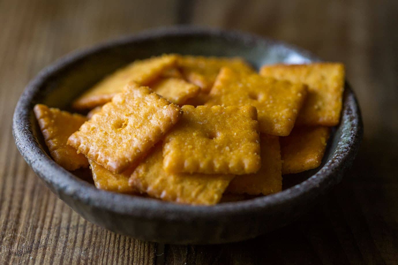 Lance Gluten Free Cheese Crackers in a Bowl