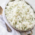 Instant pot cilantro lime rice recipe