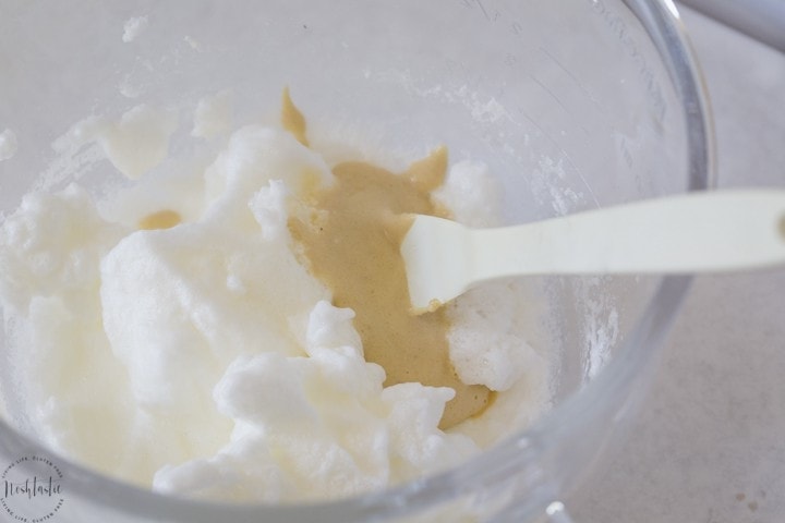 pancake batter with meringue added