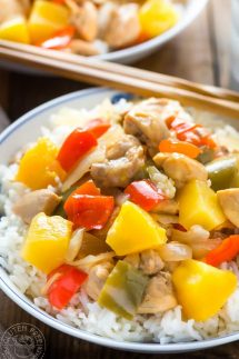 Pressure Cooker Sweet and Sour Pork recipe that is cooked in LESS than 15 Minutes, perfect for a weeknight family meal and so much better than takeout! This recipe is very Paleo and very healthy, If you are not Paleo you can simply swap out the arrowroot for cornstarch, and coconut sugar for brown sugar instead.