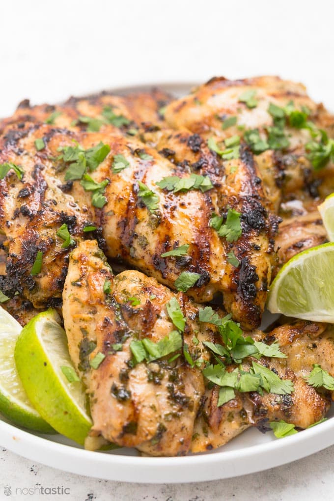 Cilantro Lime Chicken (Keto, Low Carb, Paleo & Whole30) Noshtastic