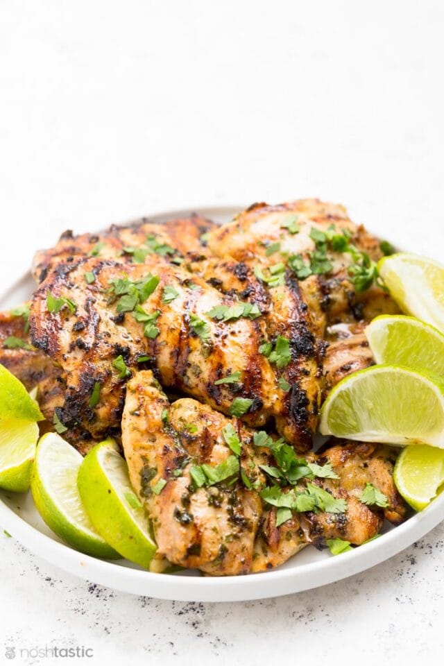 Cilantro Lime Chicken (Keto, Low Carb, Paleo & Whole30) Noshtastic