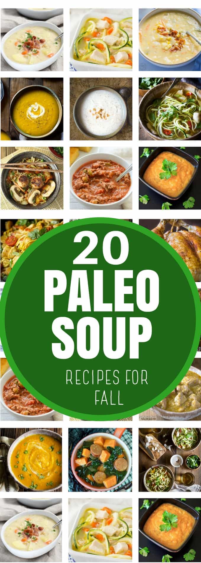 20 EPIC Paleo SOUP recipes for FALL you won't want to miss! Gluten Free