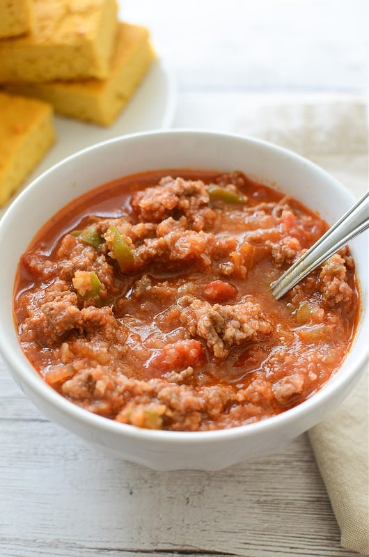 Paleo Stuffed Pepper Soup Recipe