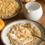 Instant Pot Pumpkin Pie Steel Cut Oatmeal Recipe