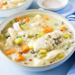 The BEST pressure cooker chicken and Wild Rice soup recipe, it's gluten free, healthy, tasty and unbelievably easy to make in your electric pressure cooker.
