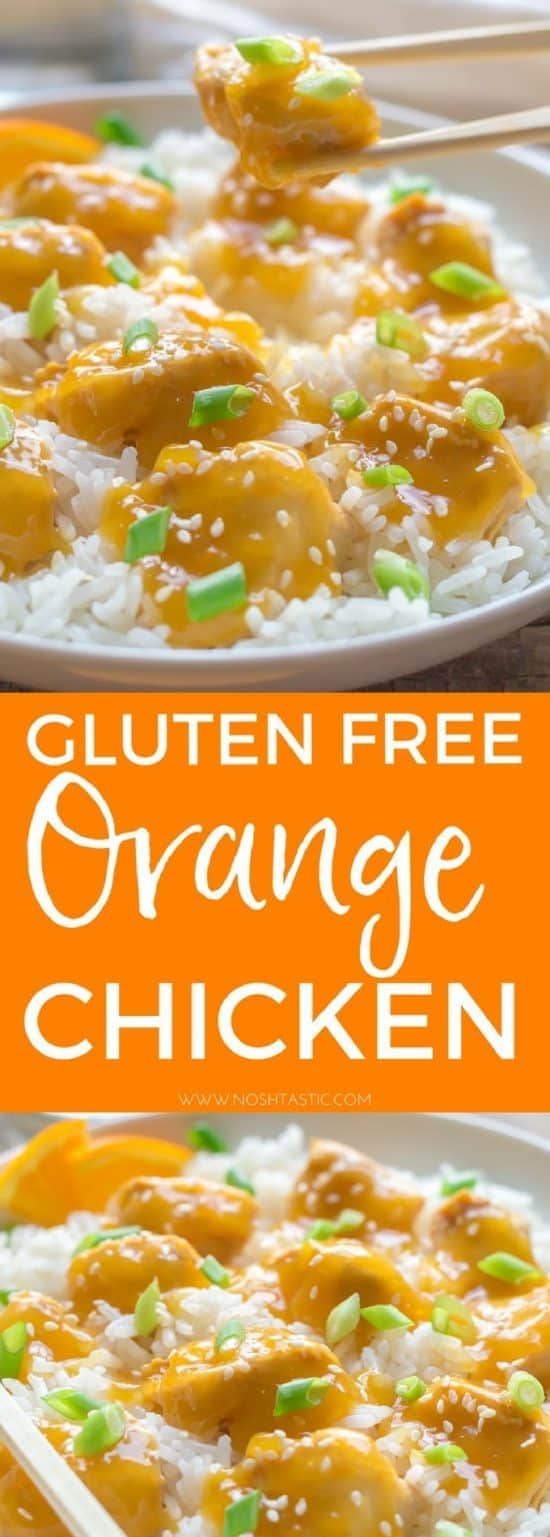 Gluten Free Orange Chicken Recipe with Paleo Option