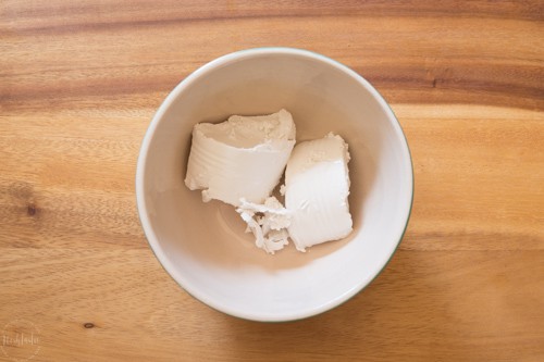 coconut cream in a bowl