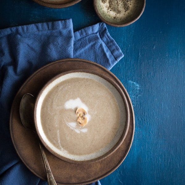 Recipe for Paleo Cream of Mushroom Soup you'll try, you can make it in less than 30 minutes and it's Whole30 too! #paleo #whole30 #paleosoup #whole30soup #glutenfree #paleorecipe #whole30recipe